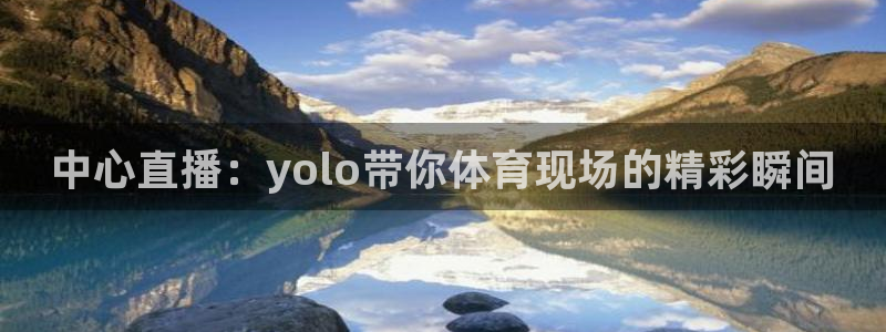 中心直播：yolo带你体育现场的精彩瞬间